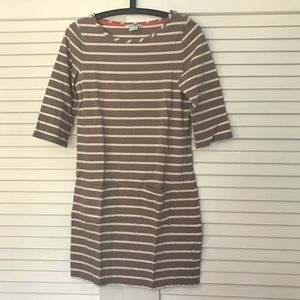 Cotton Breton striped tunic dress.